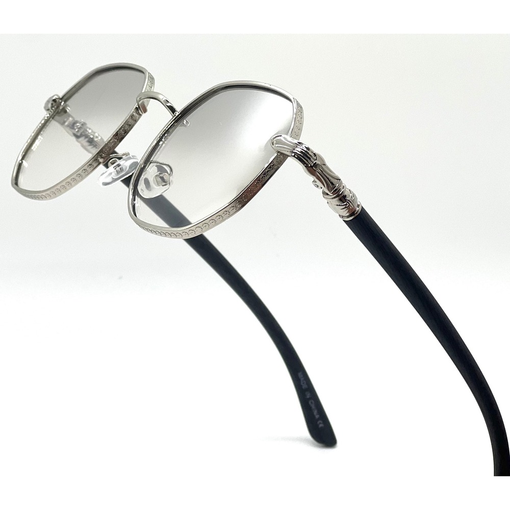Sunglasses Vintage Style Silver Frame Tinted Lens 80's 90's Street Wear‎ Casual